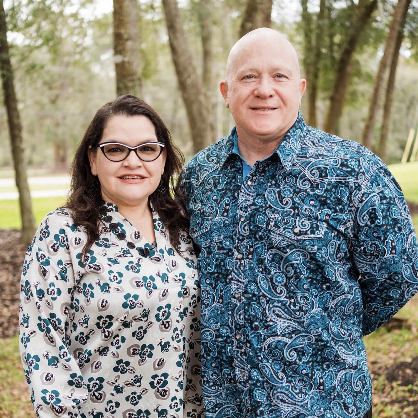 Portrait of Sara & Chris Cash